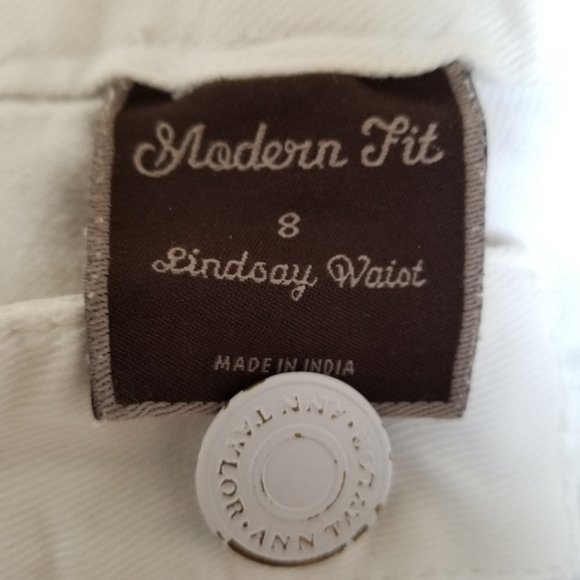 🌟ANN TAYLOR modern fit Lindsay jeans, size 8 - Picture 4 of 8